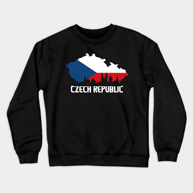 Czech Republic Crewneck Sweatshirt by Mila46